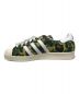 adidas (アディダス) A BATHING APE (アベイシングエイプ) SUPER STAR 80S オリーブ サイズ:28：14800円