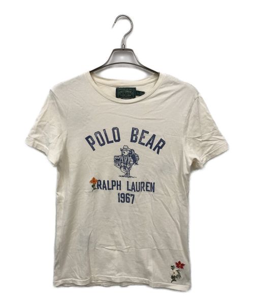 POLO COUNTRY（ポロカントリー）POLO COUNTRY (ポロカントリー) ポロベアープリントTシャツ ベージュ サイズ:Mの古着・服飾アイテム