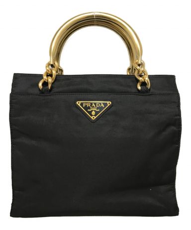 [中古]PRADA(プラダ)のレディース バッグ メタルハンドルハンドバッグ