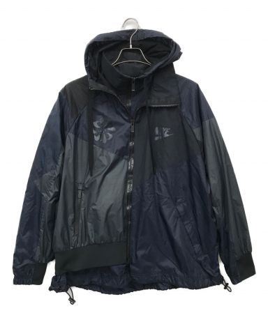 【中古・古着通販】sacai (サカイ) NIKE (ナイキ) Hooded Anorak jacket（フードアノラックジャケット） ネイビー  サイズ:XL｜ブランド・古着通販 トレファク公式【TREFAC FASHION】スマホサイト