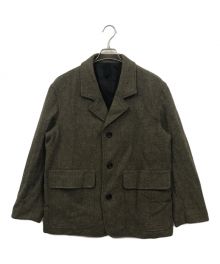 MARGARET HOWELL×Harris Tweed（マーガレットハウエル×ハリスツイード）の古着「ツイードジャケット」｜ベージュ