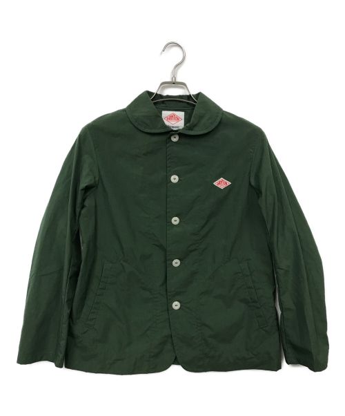 DANTON（ダントン）DANTON (ダントン) BEAMS (ビームス) ナイロンタフタラウンドカラージャケット オリーブ サイズ:36の古着・服飾アイテム