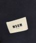 中古・古着 MSGM (エムエスジーエム) チェスターコート ネイビー サイズ:38：9000円