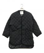 Gymphlexジムフレックス）の古着「QUILT DOWN COLLARLESS COAT」｜ブラック