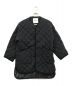 Gymphlex（ジムフレックス）の古着「QUILT DOWN COLLARLESS COAT」｜ブラック