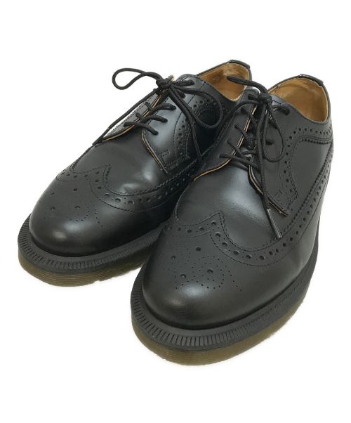 Dr.Martens（ドクターマーチン）Dr.Martens (ドクターマーチン) ウィングチップシューズ ブラック サイズ:ＵＫ7の古着・服飾アイテム