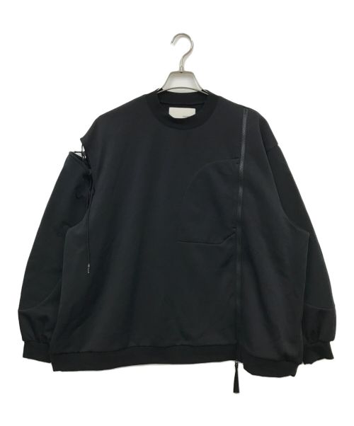 yoshio kubo（ヨシオクボ）yoshio kubo (ヨシオクボ) MOTION SWEAT TOP ブラック サイズ:2の古着・服飾アイテム