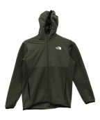 THE NORTH FACEザ ノース フェイス）の古着「Hybrid Nylon Fleece Hoodie」｜カーキ