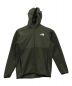 THE NORTH FACE（ザ ノース フェイス）の古着「Hybrid Nylon Fleece Hoodie」｜カーキ