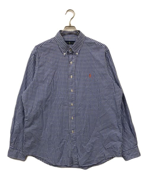 POLO RALPH LAUREN（ポロ・ラルフローレン）POLO RALPH LAUREN (ポロ・ラルフローレン) チェックシャツ ブルー サイズ:XLの古着・服飾アイテム