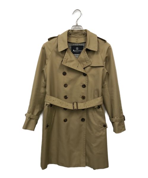 Aquascutum（アクアスキュータム）Aquascutum (アクアスキュータム) トレンチコート ブラウン サイズ:6の古着・服飾アイテム