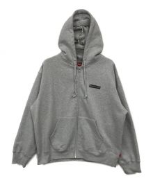 SUPREME（シュプリーム）の古着「ジップパーカー」｜グレー