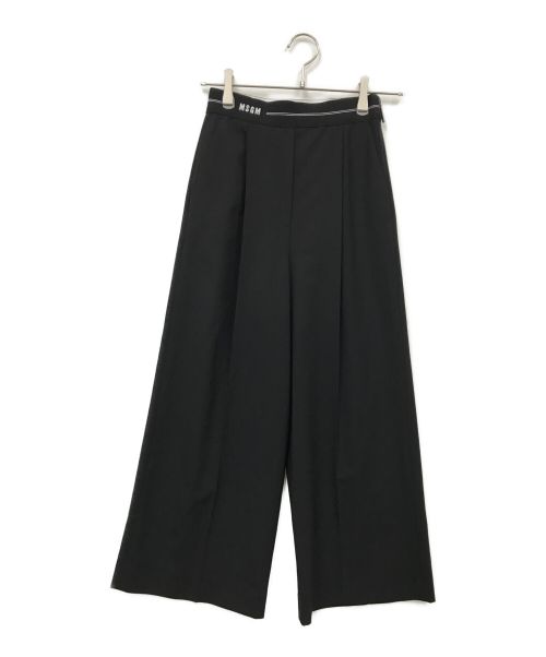 MSGM（エムエスジーエム）MSGM (エムエスジーエム) PANTALONEPANTS（パンタロンパンツ） ブラック サイズ:38 未使用品の古着・服飾アイテム