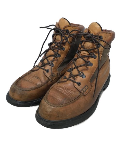 RED WING（レッドウィング）RED WING (レッドウィング) モックトゥ レザー ワークブーツ ブラウン サイズ:UK10の古着・服飾アイテム