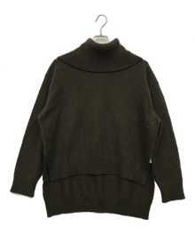 JIL SANDER（ジルサンダー）の古着「タートルネックニット」｜オリーブ