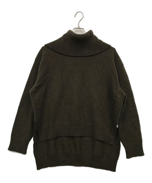 JIL SANDER（ジルサンダー）JIL SANDER (ジルサンダー) タートルネックニット オリーブ サイズ:36 未使用品の古着・服飾アイテム