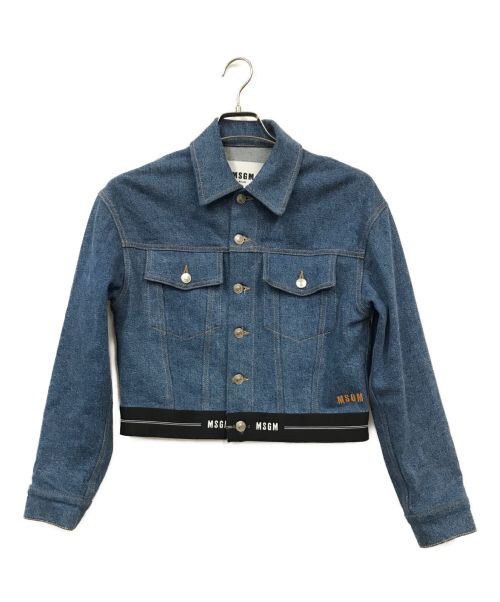 MSGM（エムエスジーエム）MSGM (エムエスジーエム) デニムジャケット スカイブルー サイズ:36の古着・服飾アイテム