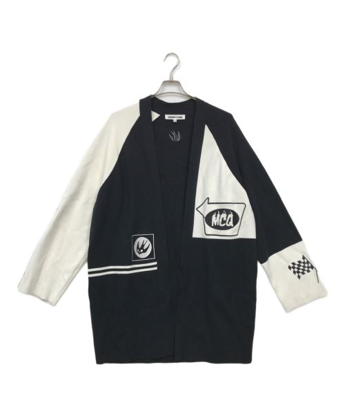 MCQ（マックキュー）MCQ (マックキュー) ロングカーディガン ブラック サイズ:Sの古着・服飾アイテム