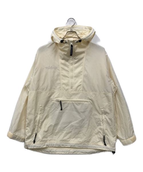 Columbia（コロンビア）Columbia (コロンビア) アノラックパーカー ベージュ サイズ:Sの古着・服飾アイテム