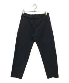 COLINA（コリーナ）の古着「Sashiko Curve Slacks（刺し子カーブスラックス）」｜ネイビー