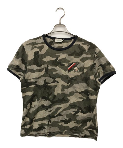 MONCLER（モンクレール）MONCLER (モンクレール) カモフラ柄Tシャツ グリーン サイズ:XLの古着・服飾アイテム