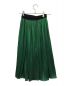 beautiful people (ビューティフルピープル) metalic jersey pleats wrap skirt（メタリックジャージープリーツラップスカート） グリーン サイズ:34：6000円