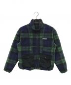 Columbiaコロンビア）の古着「Chicago Avenue Patterned Reversible Fleece JKT」｜グリーン