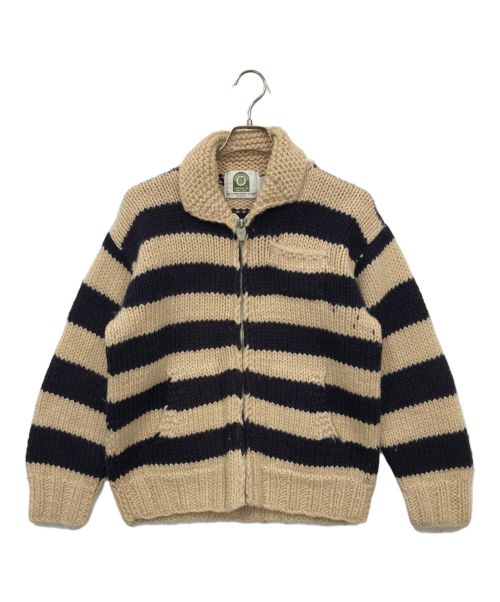 CANADIAN SWEATER（カナディアンセーター）CANADIAN SWEATER (カナディアンセーター) ニットジャケット ベージュ サイズ:記載なしの古着・服飾アイテム