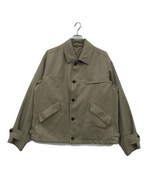 A.PRESSE（アプレッセ）A.PRESSE (アプレッセ) Covert Cloth Sports Jacket ベージュ サイズ:3の古着・服飾アイテム