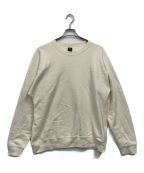 BATONERバトナ―）の古着「TWISTLESS YARN URAKE CREW NECK」｜ベージュ