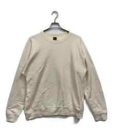 BATONER（バトナ―）の古着「TWISTLESS YARN URAKE CREW NECK」｜ベージュ