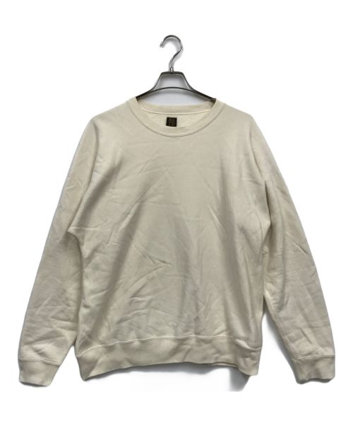 BATONER（バトナ―）BATONER (バトナ―) TWISTLESS YARN URAKE CREW NECK ベージュ サイズ:3の古着・服飾アイテム