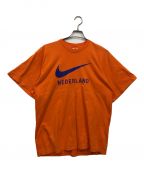 NIKEナイキ）の古着「NEDERLAND Tシャツ」｜オレンジ