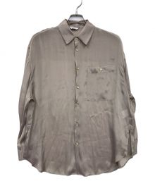 CLANE（クラネ）の古着「CHAMBRAY LOOSE SHIRT（シャンブレールーズシャツ）」｜ベージュ