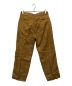 CUSHMAN (クッシュマン) LINEN HERRINGBONE TUNNEL LOOP TROUSERS ブラウン サイズ:32×34：7000円