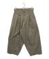 YANTOR（ヤントル）の古着「Wash Wool 2tuck Wide Pants」｜ベージュ