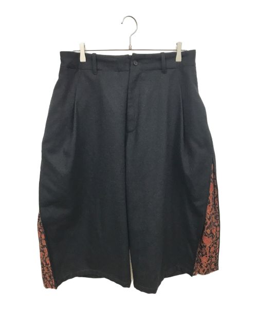 s'yte（サイト）s'yte (サイト) JACQUARD SIDE-SWITCHING PANTS ブラック サイズ:3の古着・服飾アイテム