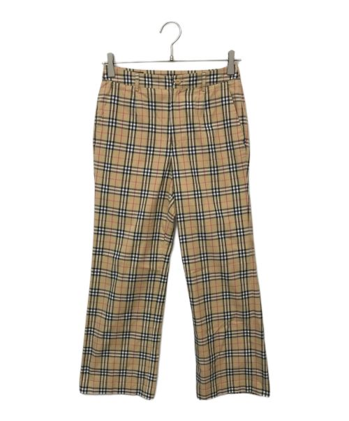 BURBERRY GOLF（バーバリーゴルフ）BURBERRY GOLF (バーバリーゴルフ) ノバチェックパンツ ベージュ サイズ:9の古着・服飾アイテム