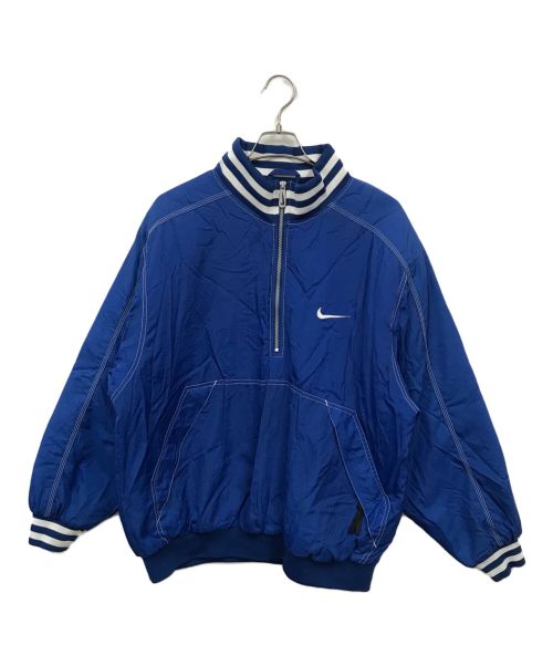 NIKE（ナイキ）NIKE (ナイキ) 90sハーフジップジャケット ブルー サイズ:Lの古着・服飾アイテム