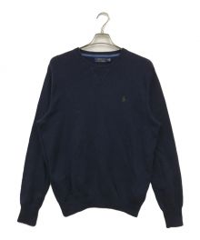 POLO RALPH LAUREN（ポロ・ラルフローレン）の古着「ニット」｜ネイビー