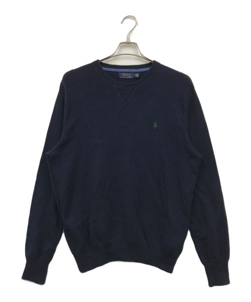 POLO RALPH LAUREN（ポロ・ラルフローレン）POLO RALPH LAUREN (ポロ・ラルフローレン) ニット ネイビー サイズ:Mの古着・服飾アイテム