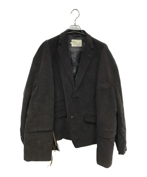 77circa（ナナナナサーカ）77circa (ナナナナサーカ) circa make wide corduroy jacket ブラウン サイズ:-の古着・服飾アイテム