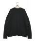 JOHN LAWRENCE SULLIVAN (ジョンローレンスサリバン) FRONT SIDE BUTTONED CN SWEATER ブラック サイズ:M：14000円