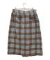 HOMELESS TAILOR (ホームレステイラー) CHECK WRAP SKIRT（チェックラップスカート） スカイブルー サイズ:表記無し：9000円