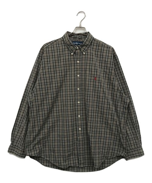 RALPH LAUREN（ラルフローレン）RALPH LAUREN (ラルフローレン) チェックシャツ グレー サイズ:XXLの古着・服飾アイテム