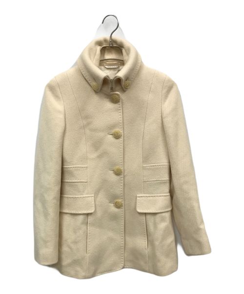 MaxMara（マックスマーラ）MaxMara (マックスマーラ) ステンカラーコート ベージュ サイズ:38の古着・服飾アイテム