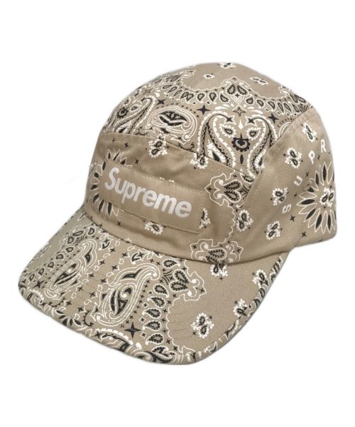 SUPREME（シュプリーム）SUPREME (シュプリーム) Bandana Camp Cap（バンダナキャンプキャップ） ベージュの古着・服飾アイテム