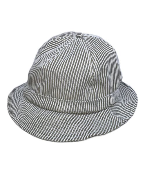 SUPREME（シュプリーム）SUPREME (シュプリーム) Stripe Mesh Bell Hat（ストライプメッシュベルハット） ベージュの古着・服飾アイテム