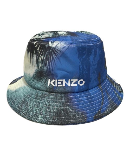 KENZO（ケンゾー）KENZO (ケンゾー) ボブハット‘Hawaian Graffity' Capsule High Summer ブルー サイズ:ONE SIZEの古着・服飾アイテム