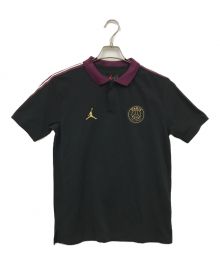 JORDAN×Paris Saint-Germain（ジョーダン×パリ・サン ジェルマン）の古着「ポロシャツ」｜ブラック×パープル